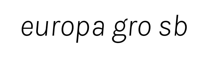 BetinaSans-LightItalic  Free Fonts Download