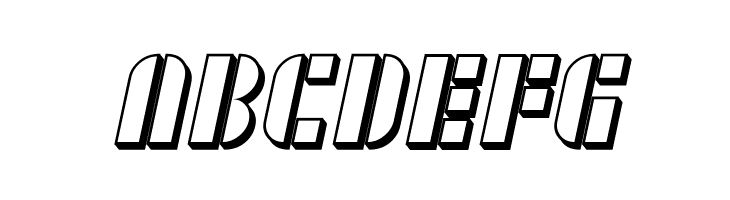 SF RetroSplice SC Shaded  Free Fonts Download