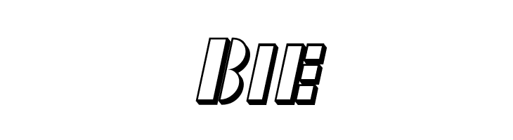 SF RetroSplice SC Shaded  Free Fonts Download