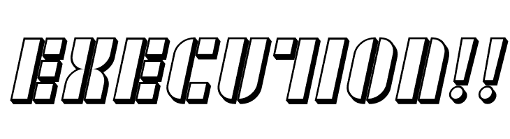 SF RetroSplice SC Shaded  Free Fonts Download