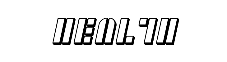 SF RetroSplice SC Shaded  Free Fonts Download