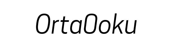 Tanohe Sans Italic  Free Fonts Download