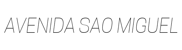 Tanohe Sans Thin Italic  Free Fonts Download