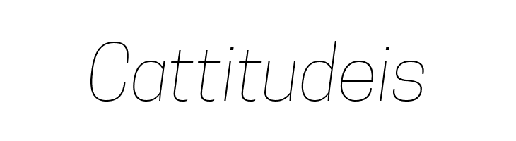 Tanohe Sans Thin Italic  Free Fonts Download