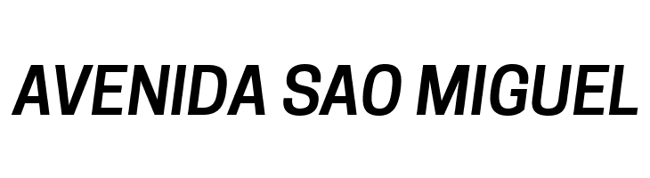 Tanohe Sans SemiBold Italic  Free Fonts Download