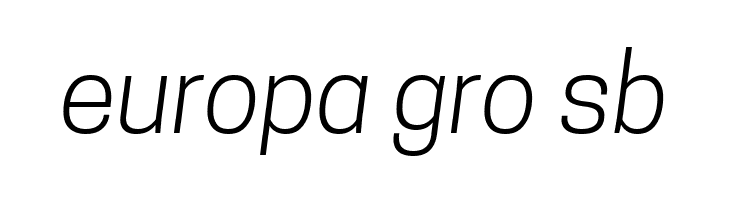 Tanohe Sans Light Italic  Free Fonts Download