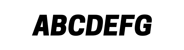 Tanohe Sans ExtraBold Italic  Free Fonts Download