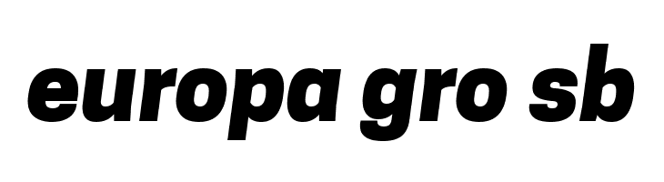 Tanohe Sans ExtraBold Italic  Free Fonts Download