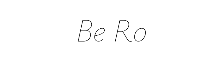 Isabella Sans Thin Italic  Free Fonts Download