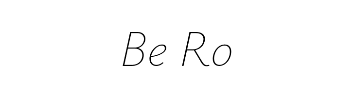 Isabella Sans ExtraLight Italic  Free Fonts Download