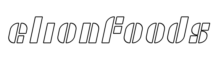 SF RetroSplice Outline  Free Fonts Download