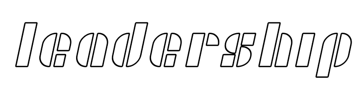 SF RetroSplice Outline  Free Fonts Download