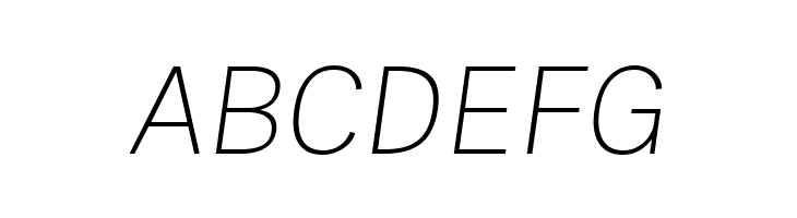 Morrison Thin Italic  Free Fonts Download