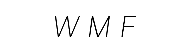 Morrison Thin Italic  Free Fonts Download