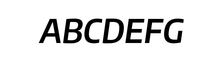 Plata Sans SemiBold Italic  Free Fonts Download