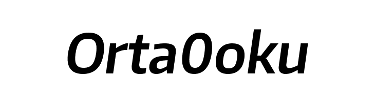 Plata Sans SemiBold Italic  Free Fonts Download