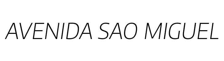Plata Sans ExtraLight Italic  Free Fonts Download