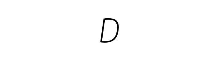 Plata Sans ExtraLight Italic  Free Fonts Download