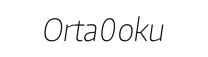 Plata Sans Thin Italic  Free Fonts Download
