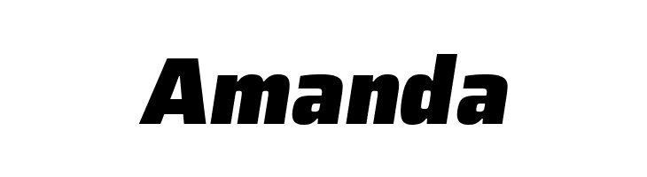 Azeri Sans Black Italic  Free Fonts Download