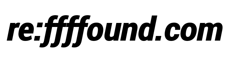 Roberto Sans Black Italic  Free Fonts Download