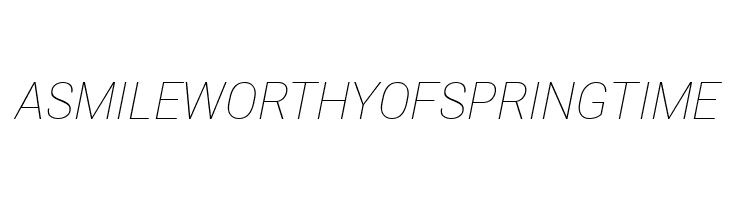 Roberto Sans Thin Italic  Free Fonts Download