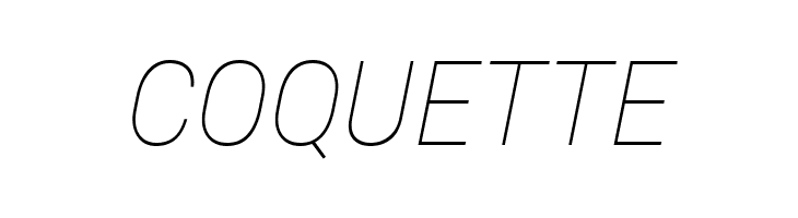 Roberto Sans Thin Italic  Free Fonts Download