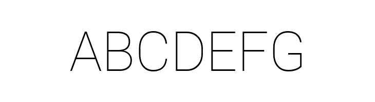 Roberto Sans Thin  Free Fonts Download