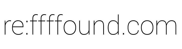 Roberto Sans Thin  Free Fonts Download