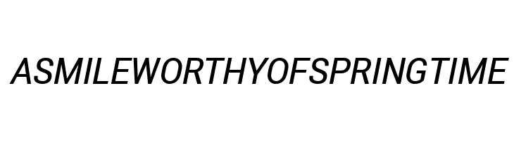 Roberto Sans Medium Italic  Free Fonts Download