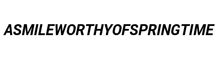 Roberto Sans Bold Italic  Free Fonts Download