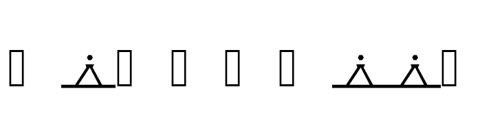 XerossHorizontal  Free Fonts Download