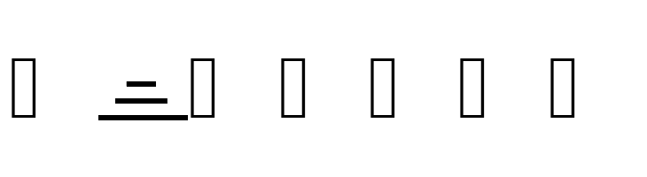 XerossHorizontal  Free Fonts Download
