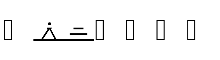 XerossHorizontal  Free Fonts Download