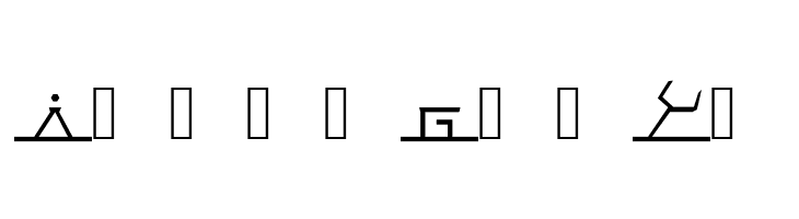 XerossHorizontal  Free Fonts Download