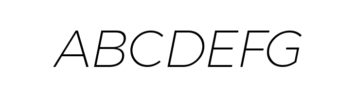 Argentum Novus ExtraLight Italic  Free Fonts Download