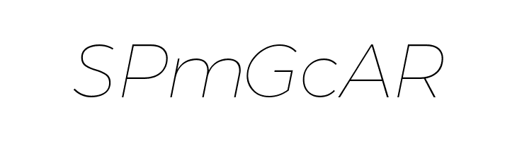 Argentum Novus Thin Italic  Free Fonts Download