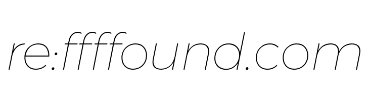 Argentum Novus Thin Italic  Free Fonts Download