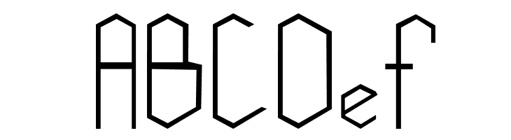 vSHexagonica  Free Fonts Download