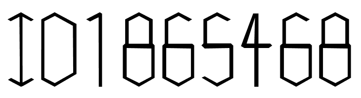 vSHexagonica  Free Fonts Download