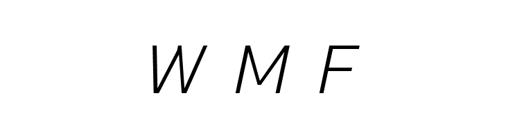 Dizhitl ExtraLight Italic  Free Fonts Download