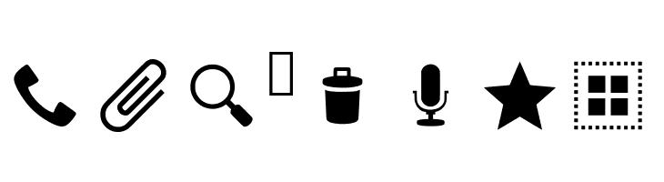 AndroidIcons  Free Fonts Download