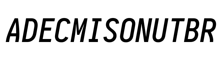 Aardvark Fixed Medium Italic  Free Fonts Download