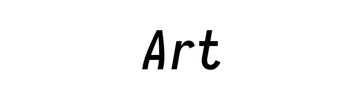 Aardvark Fixed Medium Italic  Free Fonts Download