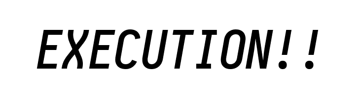 Aardvark Fixed Medium Italic  Free Fonts Download