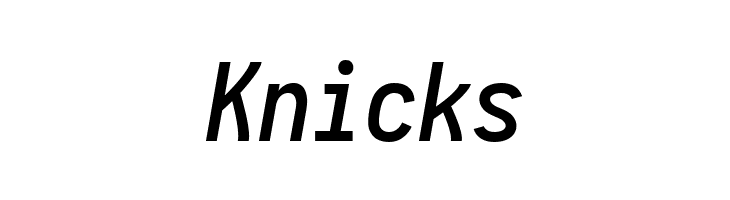 Aardvark Fixed Medium Italic  Free Fonts Download