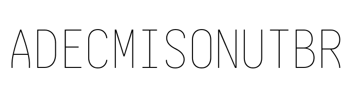 Aardvark Fixed Thin  Free Fonts Download