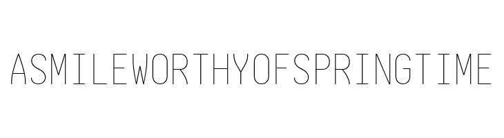 Aardvark Fixed Thin  Free Fonts Download