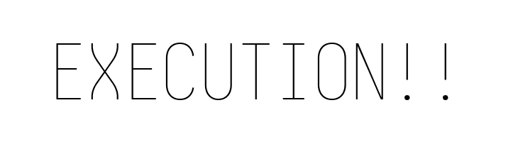 Aardvark Fixed Thin  Free Fonts Download