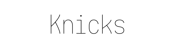 Aardvark Fixed Thin  Free Fonts Download